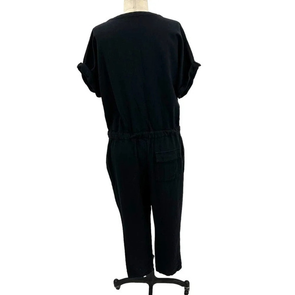 n:PHILANTHROPY Gingham Jumpsuit in Black Cat Size Large - Picture 7 of 11